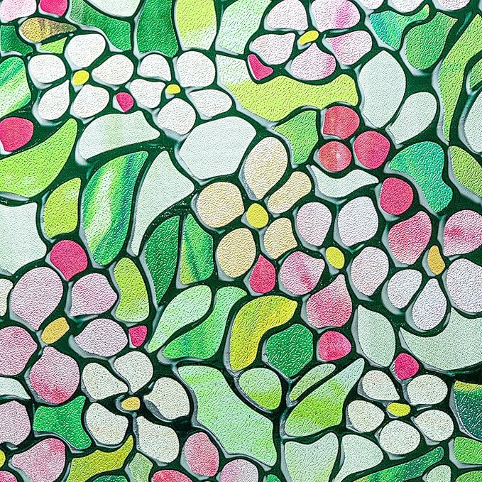 3D Stained Glass Window Film, Decorative Window Privacy Film - Image 2