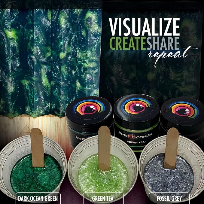 Eye Candy Pigments Premium Green Mica Powder - Image 7