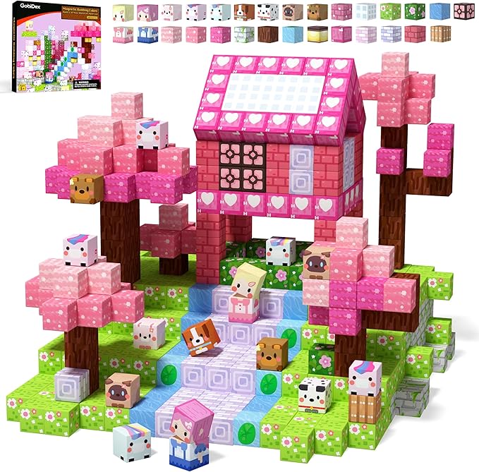 GobiDex 100PCS Magnetic Blocks Kid Building Toys by GobiDex