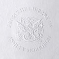 Dragon Book Embosser, Custom Round Library Book Embosser, Fantasty Fiction by FairmontGrovePaperCo
