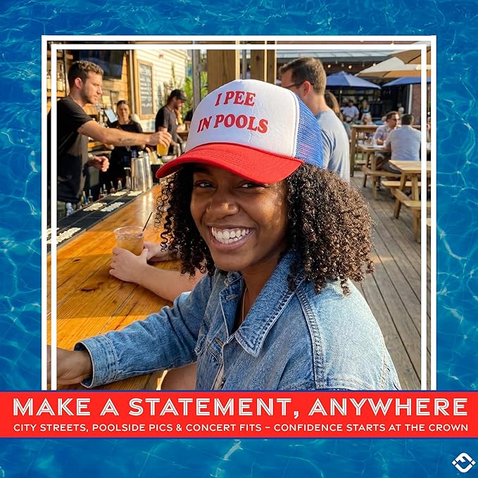 Funky Junque Premium Mesh Snapback Trucker Hat - Stylish Comfort for All - Patriotic, Humor & More