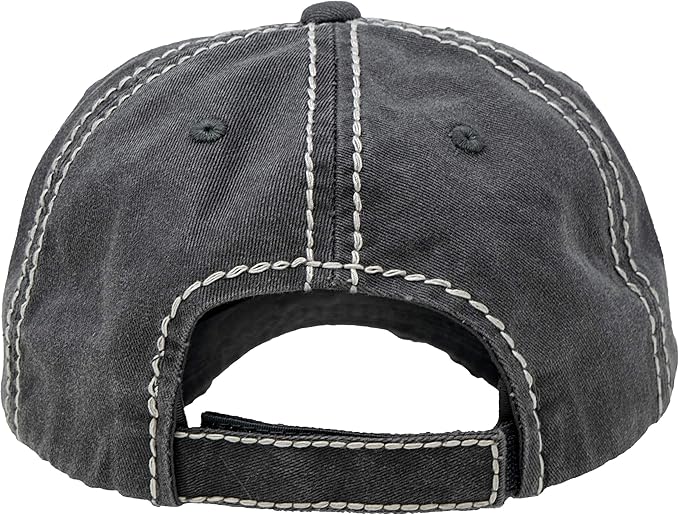 Funky Junque Distressed Vintage Baseball Cap - Embroidered Patch Women's Hat - Holiday, Lifestyle & Patriotic Designs