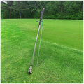 V-Shaped Golf Club Stand Keeps Your Clubs Clean, Dry & Visible, V-Stick Club Stand Made of Highly Durable Stainless Steel - Easy to Carry Golf Club Holder