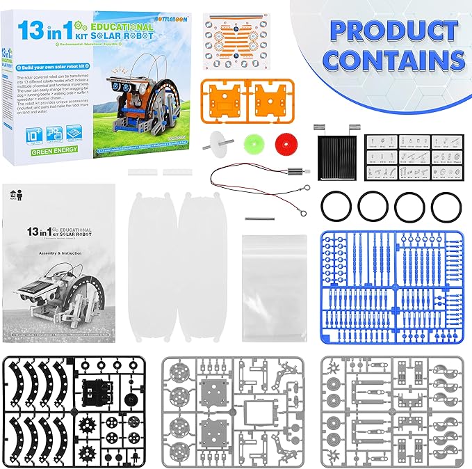 STEM 13-in-1 Education Solar Power Robots Toys - Image 7