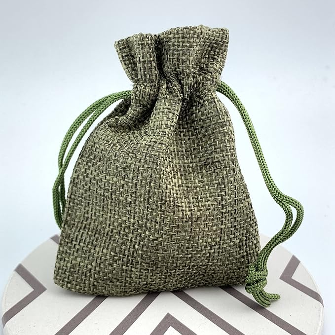 Palmhomee Pack of 25 Burlap Gift Bags - Image 4