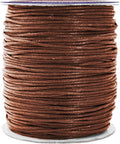 Mandala Crafts 1.5mm 109 Yards Brown Cotton Waxed Cord by MandalaCrafts
