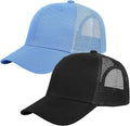 Falari Trucker Hat Baseball Cap Structured Plain Design 6 Panel, Adjustable Size
