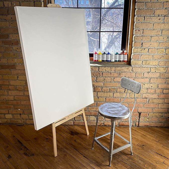 milo Stretched Artist Canvas | 36x36 inches | 2 Pack | 1.5” inch Thick Gallery - Image 6