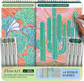 Lifelines FlowArt Activity Pad, Botanicals & Landscapes by LifeLines