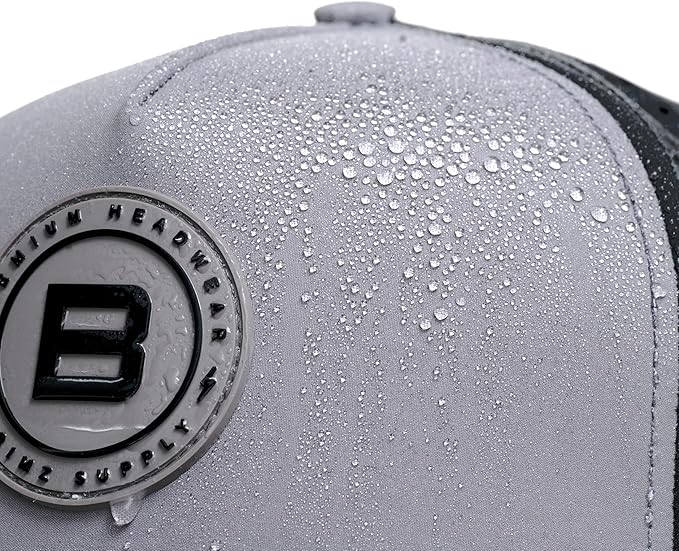 BRIMZ Outdoor Performance Hat - Water & Sweat Resistant Hats - Breathable & Moisture-Wicking Snapback