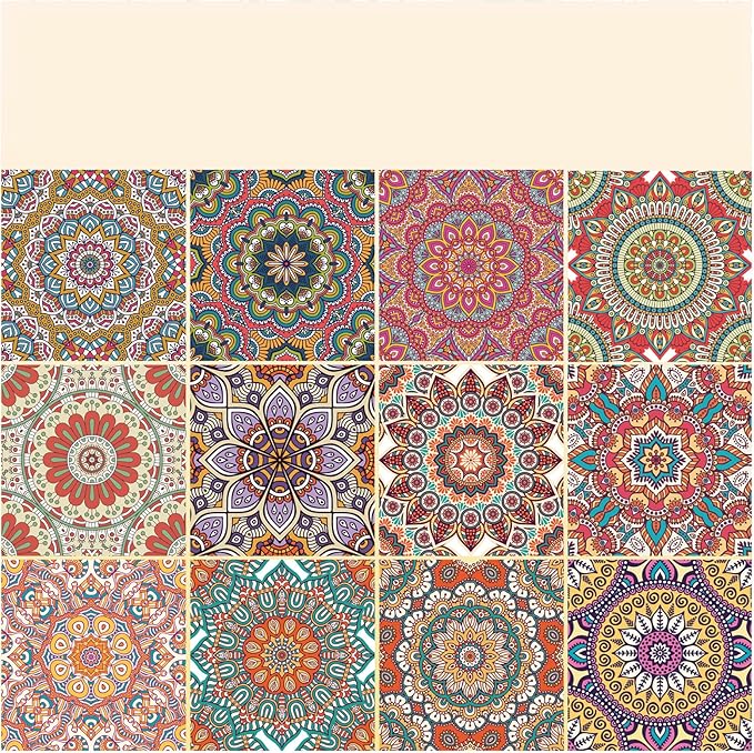 24 Sheets 12 Designs Scrapbook Paper Pad, Scrapbooking DIY Decorative by Bestartsuppliesforyou