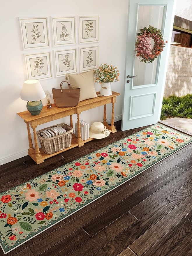 Rugcomf Runners for Hallways Kitchen Runner Rug Non Slip 2'x 10' Long Washable by Rugcomf