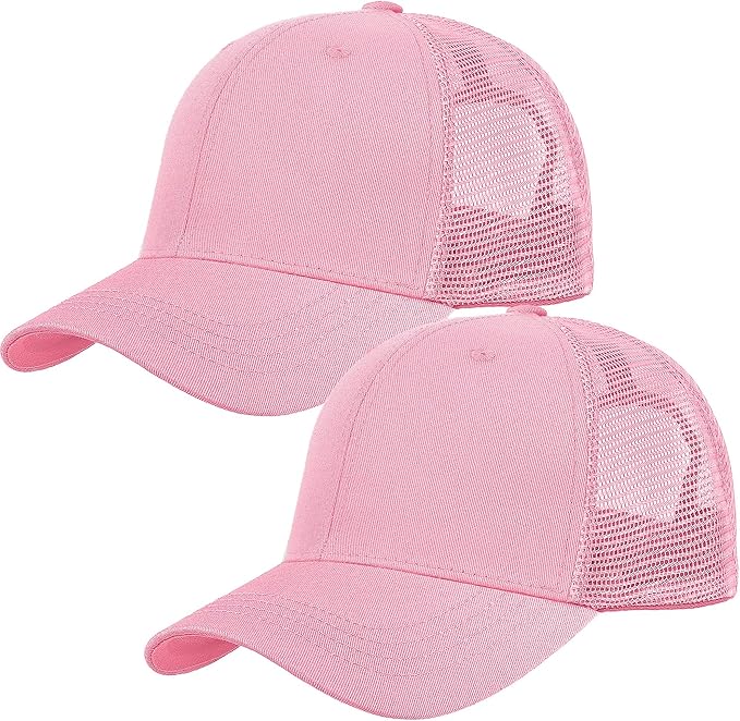 Falari Trucker Hat Baseball Cap Structured Plain Design 6 Panel, Adjustable Size