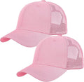 Falari Trucker Hat Baseball Cap Structured Plain Design 6 Panel, Adjustable Size