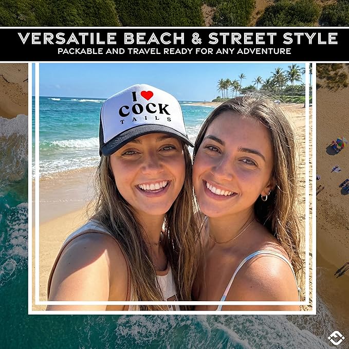 Funky Junque Premium Mesh Snapback Trucker Hat - Stylish Comfort for All - Patriotic, Humor & More