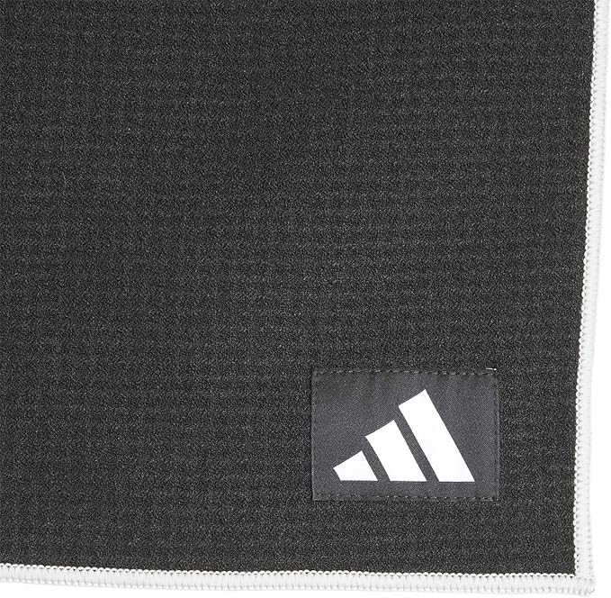 adidas Unisex Club Microfiber Golf Towel, Black, No Size