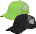 Falari Trucker Hat Baseball Cap Structured Plain Design 6 Panel, Adjustable Size
