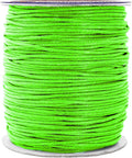 Mandala Crafts 1.5mm 109 Yards Lime Green Cotton Waxed Cord by MandalaCrafts