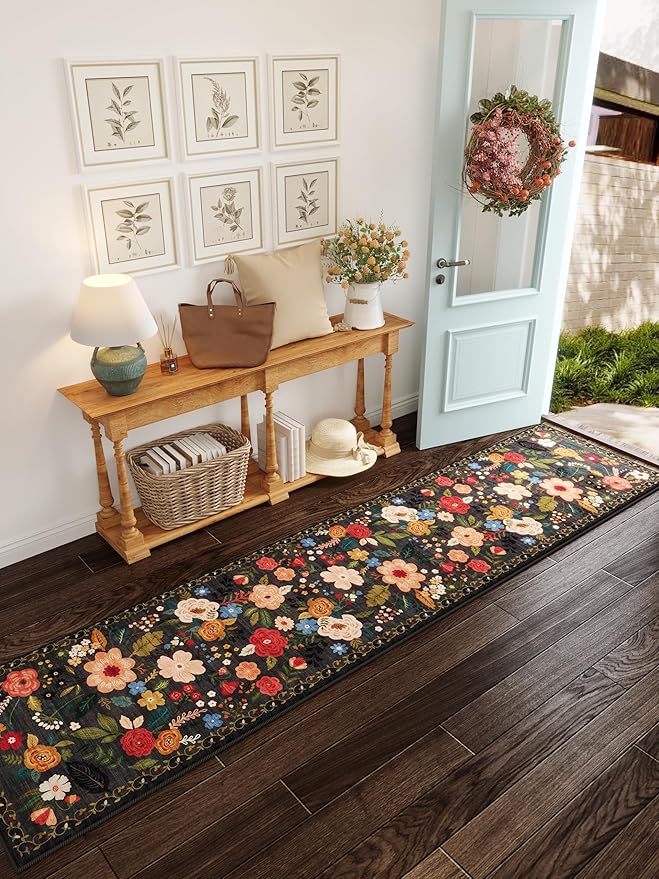 Rugcomf Runners for Hallways Kitchen Rug Non Slip 2'x 10' Long Washable Runner by Rugcomf