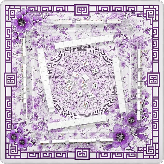 Mahjong Mat for Table 33x33 Inch, Noise-Reducing American Mahjong Mat, Mahjong - Image 6
