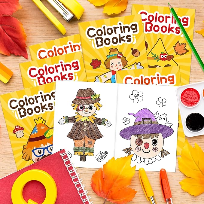 JAPBOR Fall Scarecrow Coloring Books - Image 5