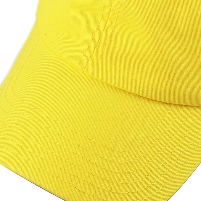 Cotton Baseball Cap Dad Hat – Washed Low Profile Adjustable Hat for Men Women Casual Outdoor Running Golf