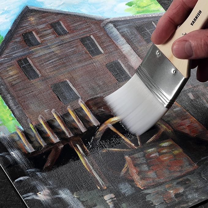 Jerry's Artarama InstaVar™ Gloss Picture Varnish & Varnish Brush Sets - Image 2