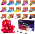MTBJZJ Mica Powder for Resin, 15 Colors - 20g/Bottle of Epoxy Resin Color by MTBJZJ