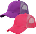 Falari Trucker Hat Baseball Cap Structured Plain Design 6 Panel, Adjustable Size