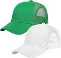 Falari Trucker Hat Baseball Cap Structured Plain Design 6 Panel, Adjustable Size