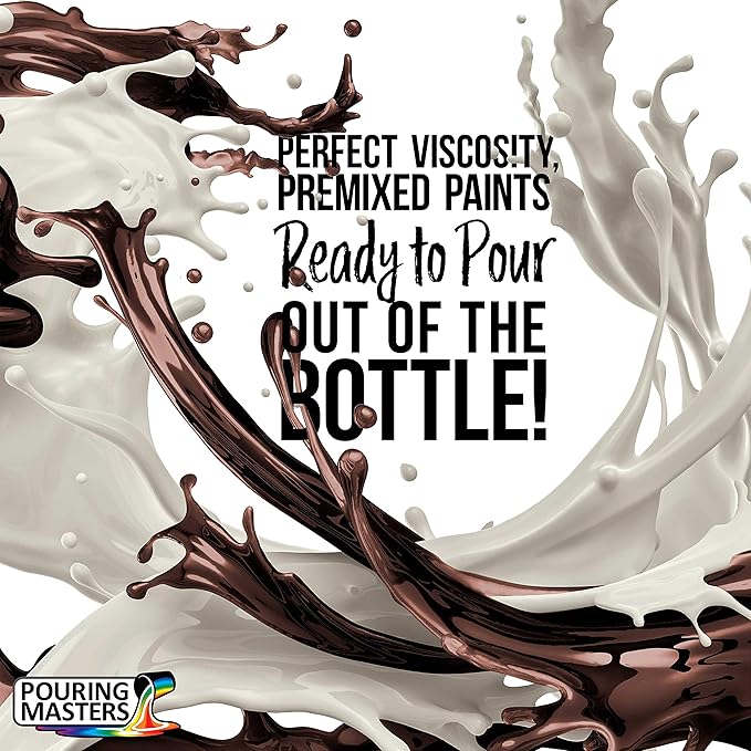 Pouring Masters Chocoloate Brown Ready to Pour Acrylic Pouring Paint - Image 2