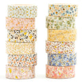 12 Rolls Charming Washi Tape Set Gold Silver Foil Detailing Arts Adhesive Tapes by Songdao