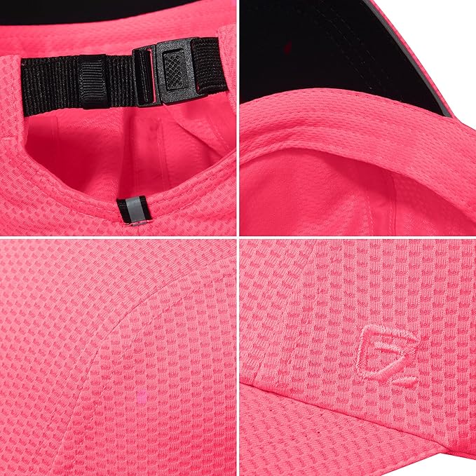 GADIEMKENSD Women's Race Day Running Cap Performance Mesh Hat - Excellent Ventilation, Lightweight, Reflective Safety