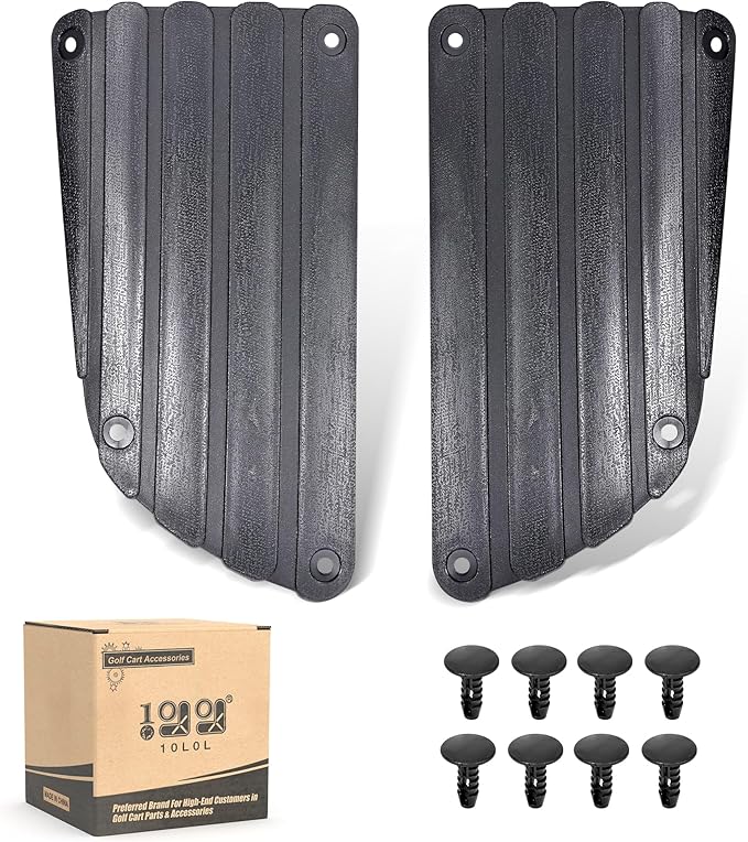 10L0L Golf Cart Rear Driver & Passenger Side Guard Set - Replacement Parts Compatible with EZGO TXT Golf Cart Models, Rugged and Durable, OEM# 75126G01 & 75126G02