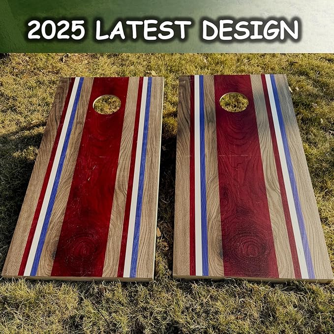 4×2FT Cornhole Board Set, Wooden Corn Hole Games - Image 4