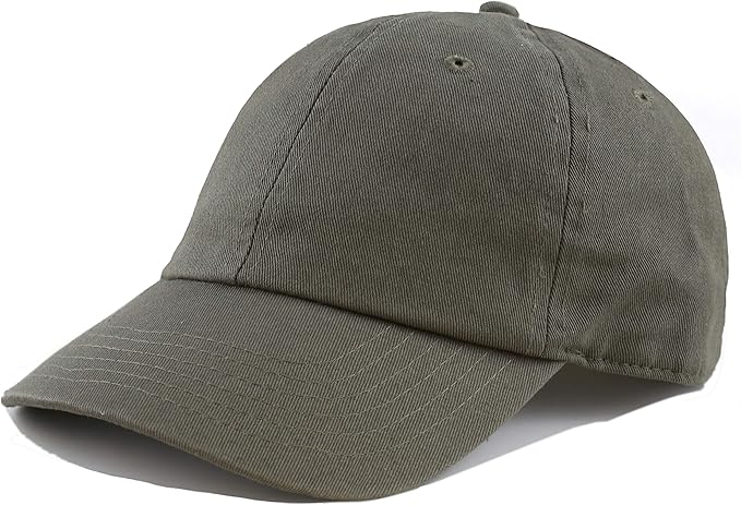 Cotton Baseball Cap Dad Hat – Washed Low Profile Adjustable Hat for Men Women Casual Outdoor Running Golf