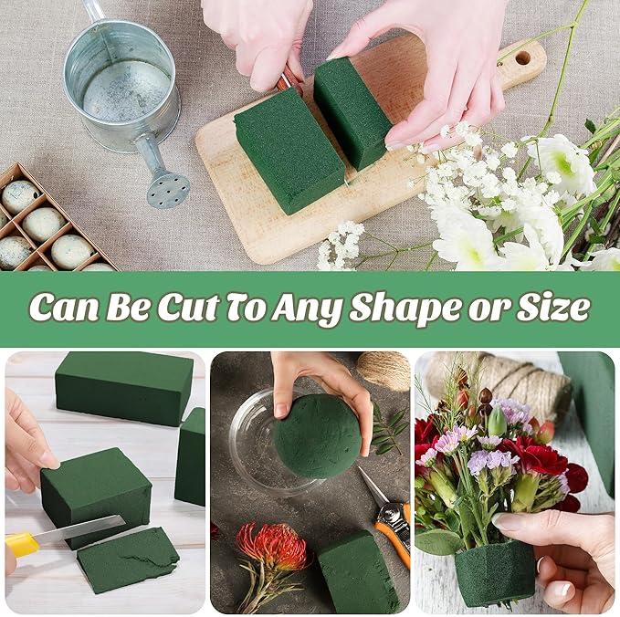 Aneco 24 Pieces Floral Foam Blocks - Image 3