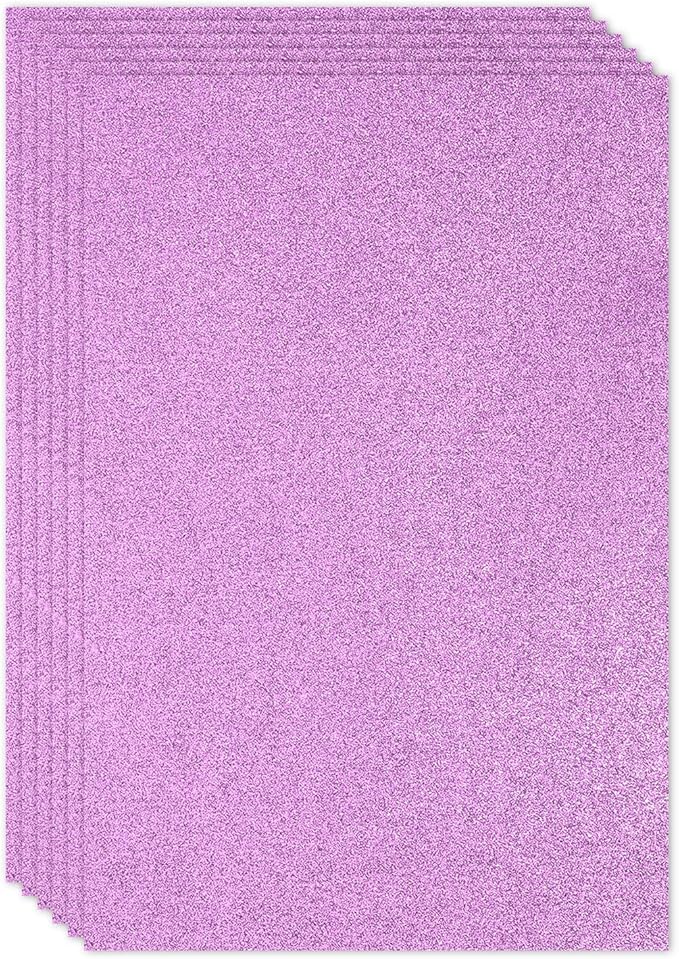PATIKIL 2mm Thick Non Adhesive Glitter Foam Sheet 16x24inch Dark Purple by PATIKIL