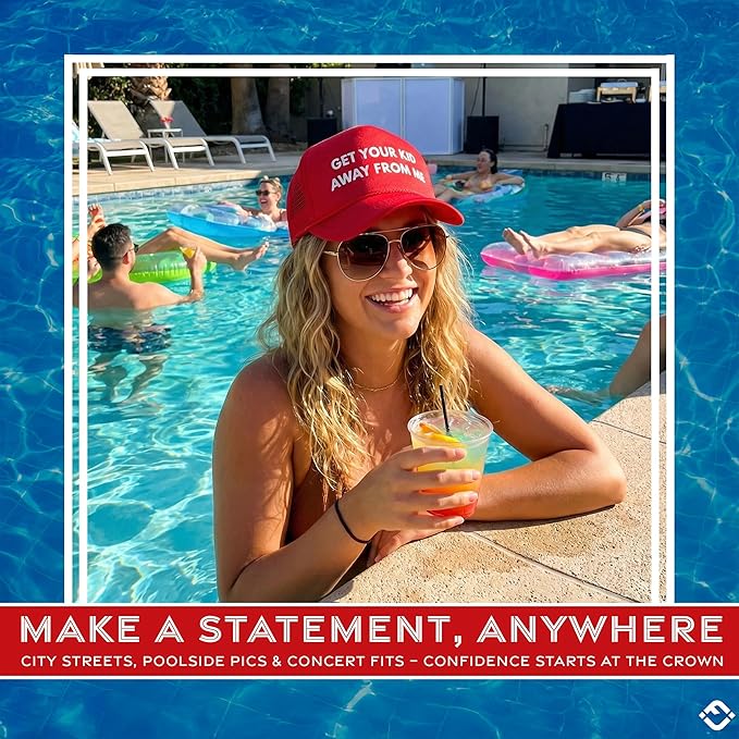 Funky Junque Premium Mesh Snapback Trucker Hat - Stylish Comfort for All - Patriotic, Humor & More