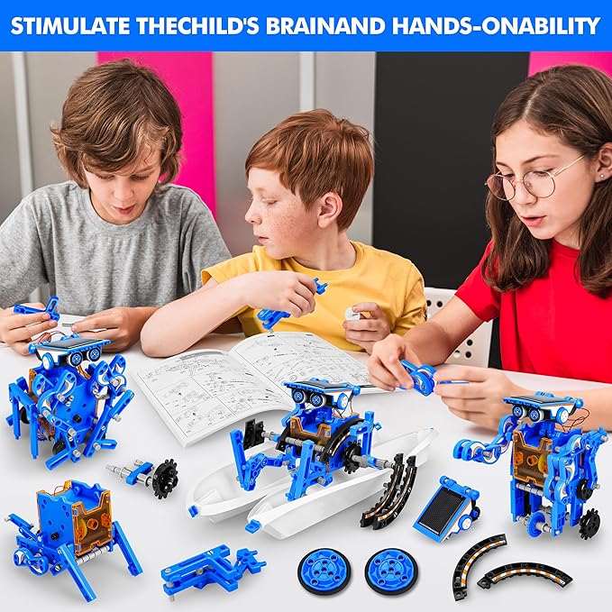 STEM 13-in-1 Education Solar Power Robots Toys - Image 7