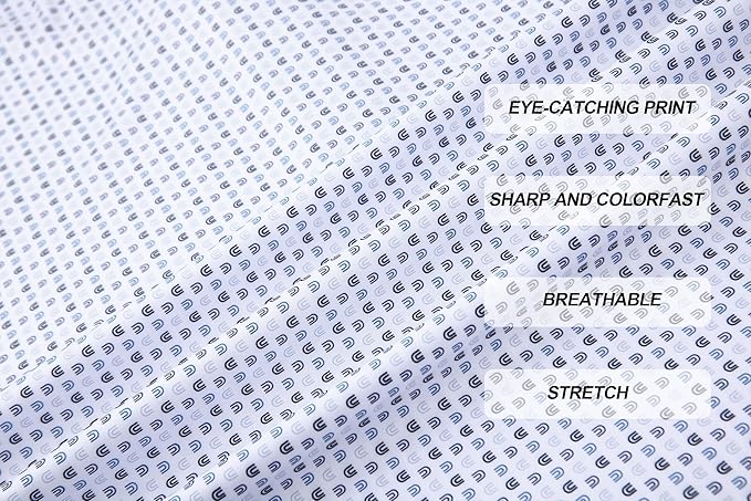 Damipow Premium Golf Shirts for Men Dry Fit Performance Polo Short Sleeve Collared Shirt
