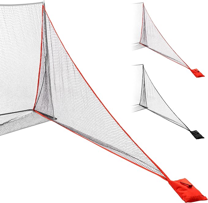 GoSports Shank Net Attachment for Golf Hitting Nets - Black or Red