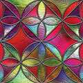 DKTIE Geometric Art Stained Glass Window Film Bathroom Window Privacy Film by Dktie