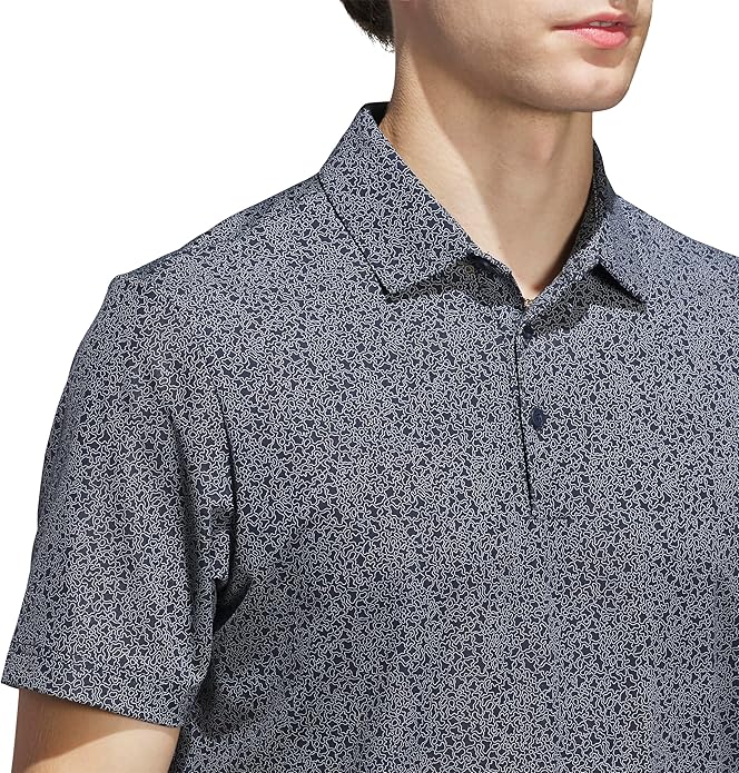 adidas Mens Ultimate365 Mini Bunker Polo Shirt