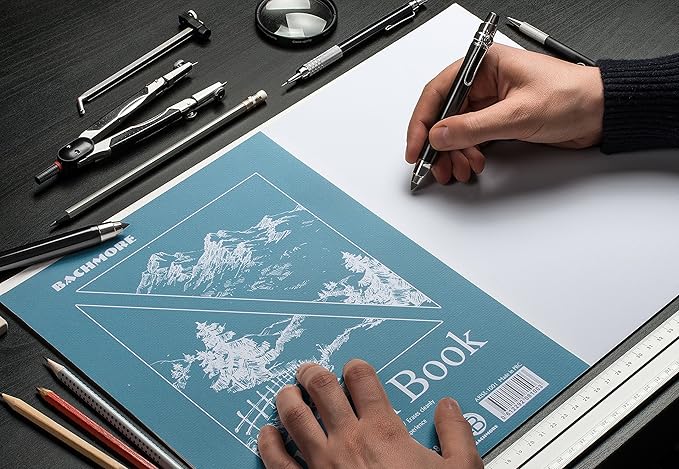 Bachmore Sketchpad 9X12 Inch, 100 Sheets of Spiral Bound Sketch Book - Image 2
