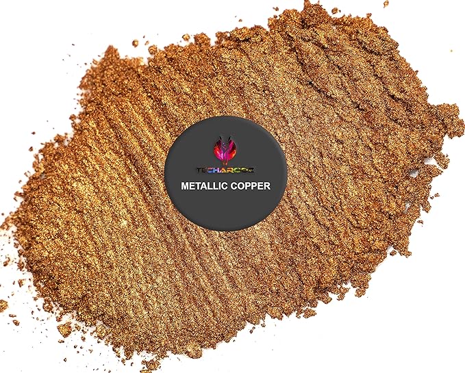 Metallic Copper Mica Powder for Epoxy Resin 56g / 2oz. Jar – TECHAROOZ 2 Tone - Image 2