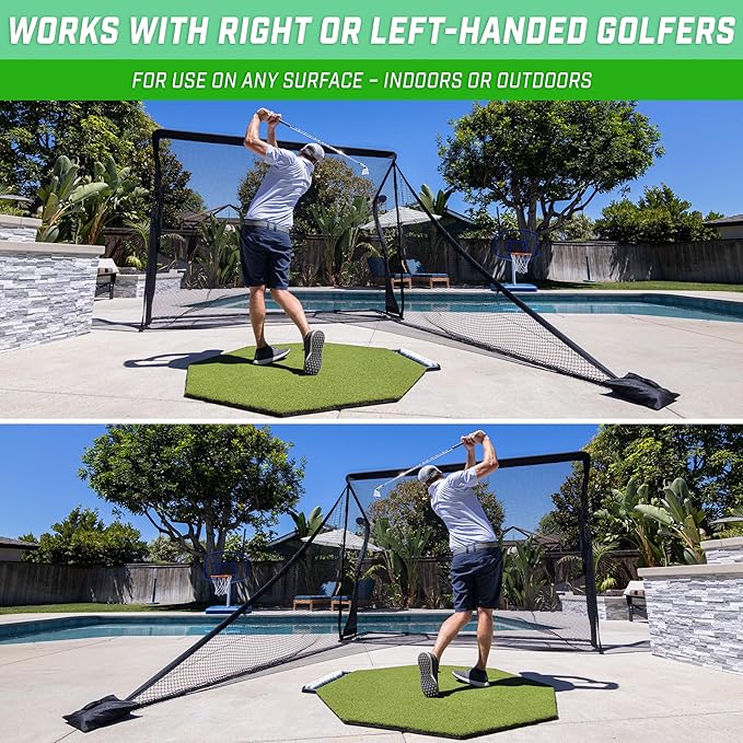 GoSports Elite Shank Net Golf Accessory - Compatible with GoSports Elite Golf and Simulator Enclosure Nets
