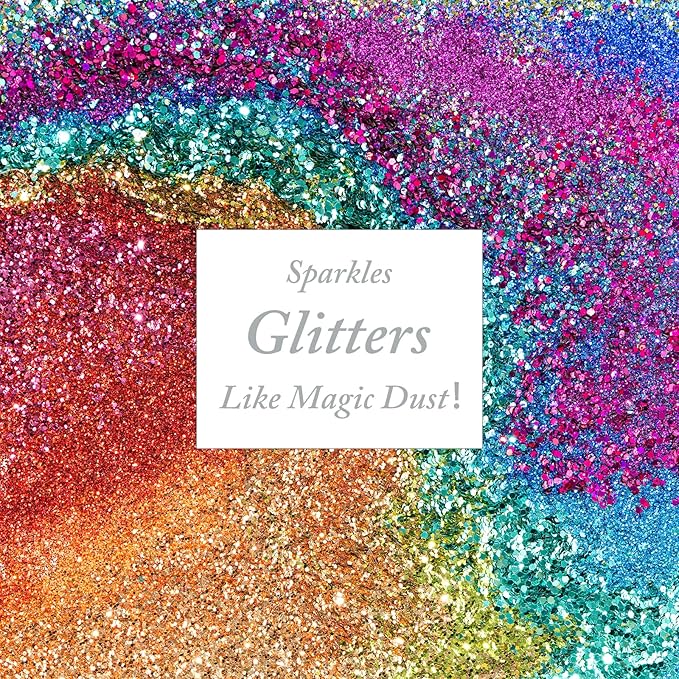 Glitter, 48 Colors Fine Glitters - Image 9