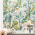 NINETREX Stained Glass Window Film 3D Decorative Cling, Sun Blocking Static by NINETREX