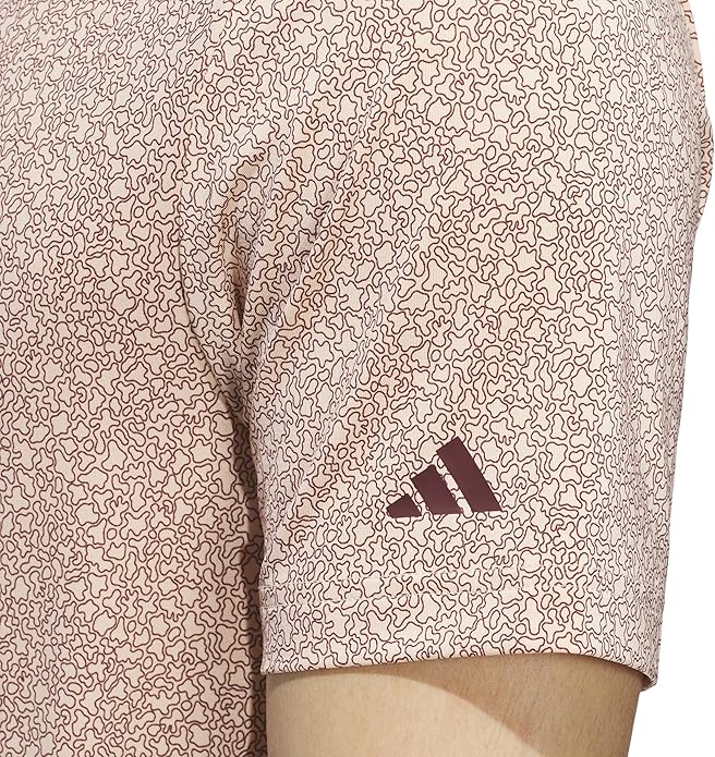 adidas Mens Ultimate365 Mini Bunker Polo Shirt